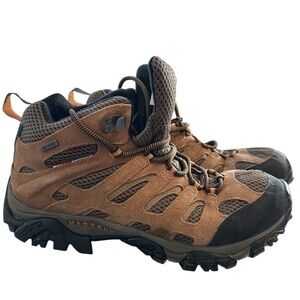 Men's Merrell Earth Lace Up Boots Brown Suede 11.5